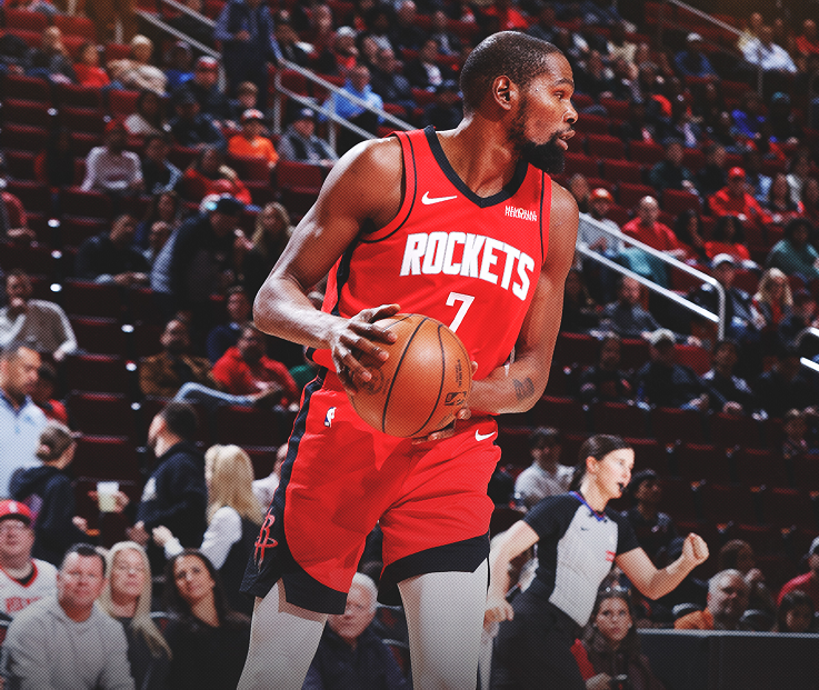 B体育下载-杜兰特39+7历史第7人，华子缺阵兰德尔空砍39分，火箭逆转森林狼